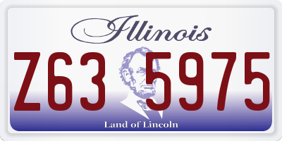 IL license plate Z635975