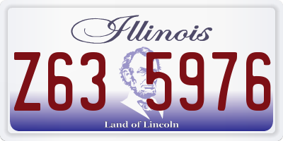 IL license plate Z635976