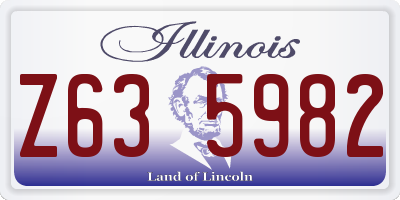 IL license plate Z635982