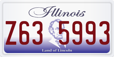 IL license plate Z635993