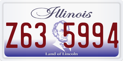 IL license plate Z635994