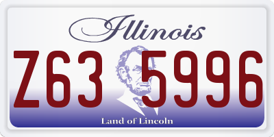 IL license plate Z635996