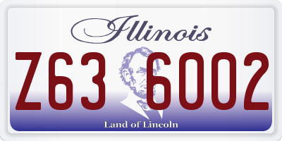 IL license plate Z636002
