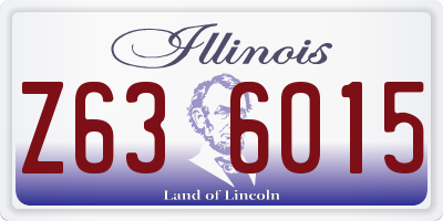 IL license plate Z636015