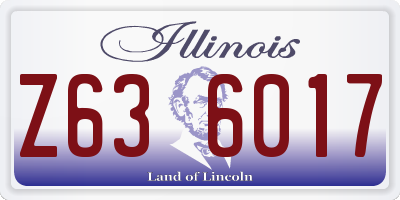 IL license plate Z636017