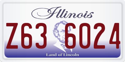 IL license plate Z636024