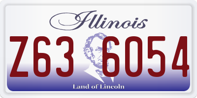 IL license plate Z636054