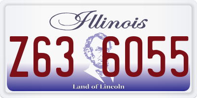IL license plate Z636055