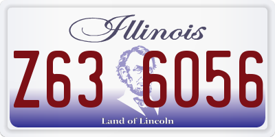 IL license plate Z636056