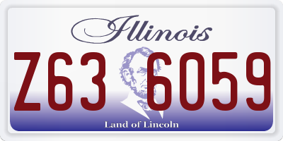 IL license plate Z636059