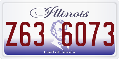 IL license plate Z636073