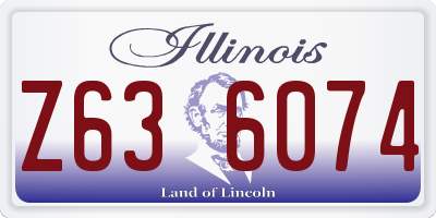 IL license plate Z636074
