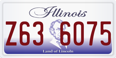 IL license plate Z636075