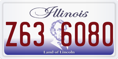IL license plate Z636080