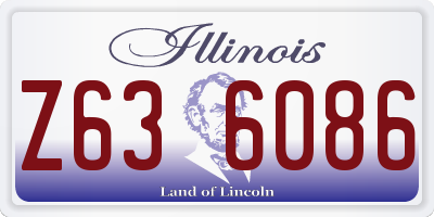 IL license plate Z636086