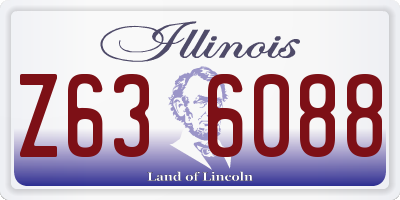 IL license plate Z636088