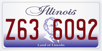 IL license plate Z636092