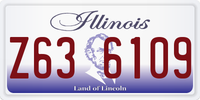 IL license plate Z636109