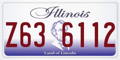 IL license plate Z636112