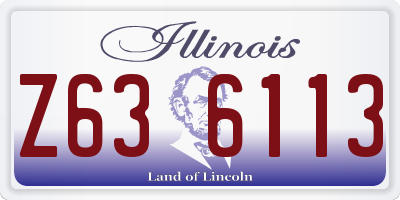 IL license plate Z636113