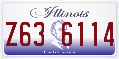 IL license plate Z636114