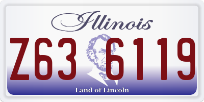 IL license plate Z636119