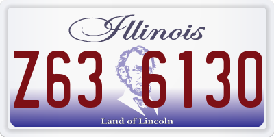 IL license plate Z636130