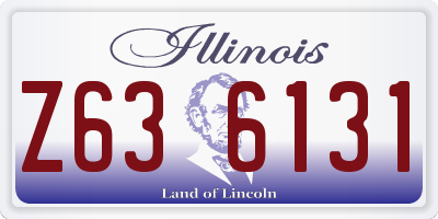 IL license plate Z636131