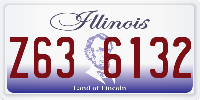 IL license plate Z636132