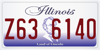 IL license plate Z636140