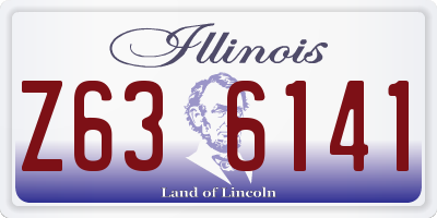 IL license plate Z636141