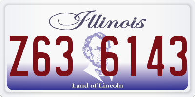 IL license plate Z636143