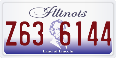 IL license plate Z636144