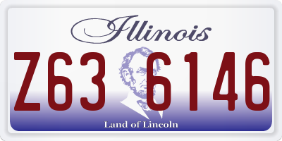 IL license plate Z636146