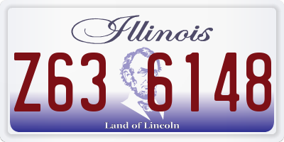 IL license plate Z636148