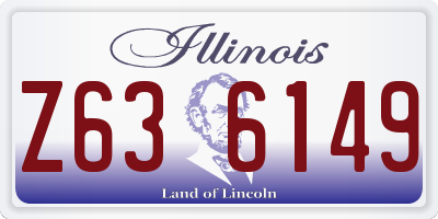IL license plate Z636149