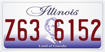 IL license plate Z636152