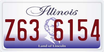 IL license plate Z636154