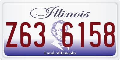 IL license plate Z636158