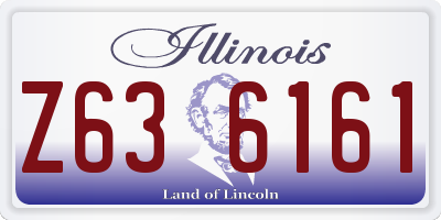 IL license plate Z636161