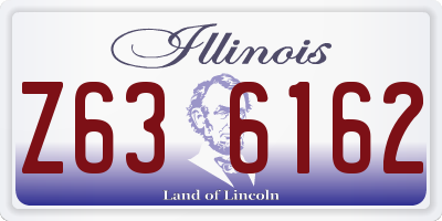 IL license plate Z636162