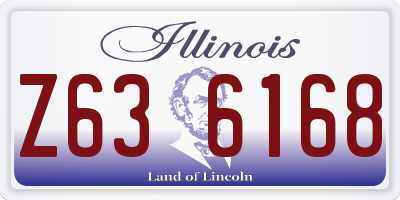 IL license plate Z636168