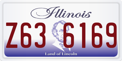 IL license plate Z636169