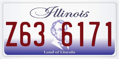 IL license plate Z636171