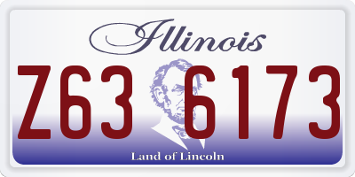 IL license plate Z636173