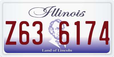 IL license plate Z636174