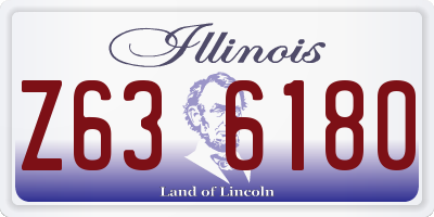 IL license plate Z636180