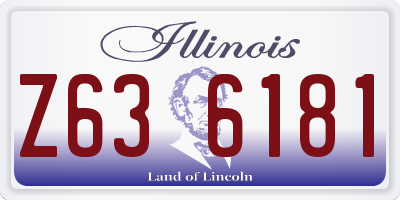 IL license plate Z636181