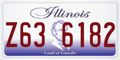 IL license plate Z636182