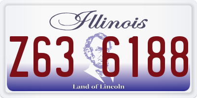 IL license plate Z636188